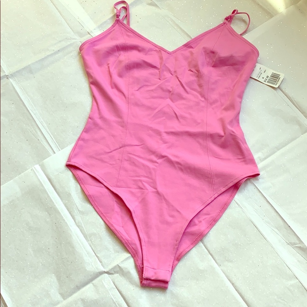 Pink bodysuit: medium